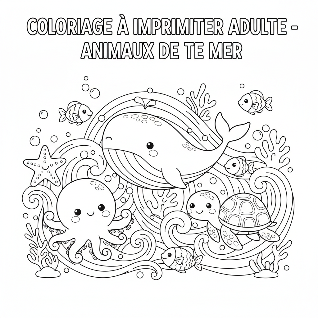 Coloriage À Imprimer Adulte à Imprimer Gratuitement
