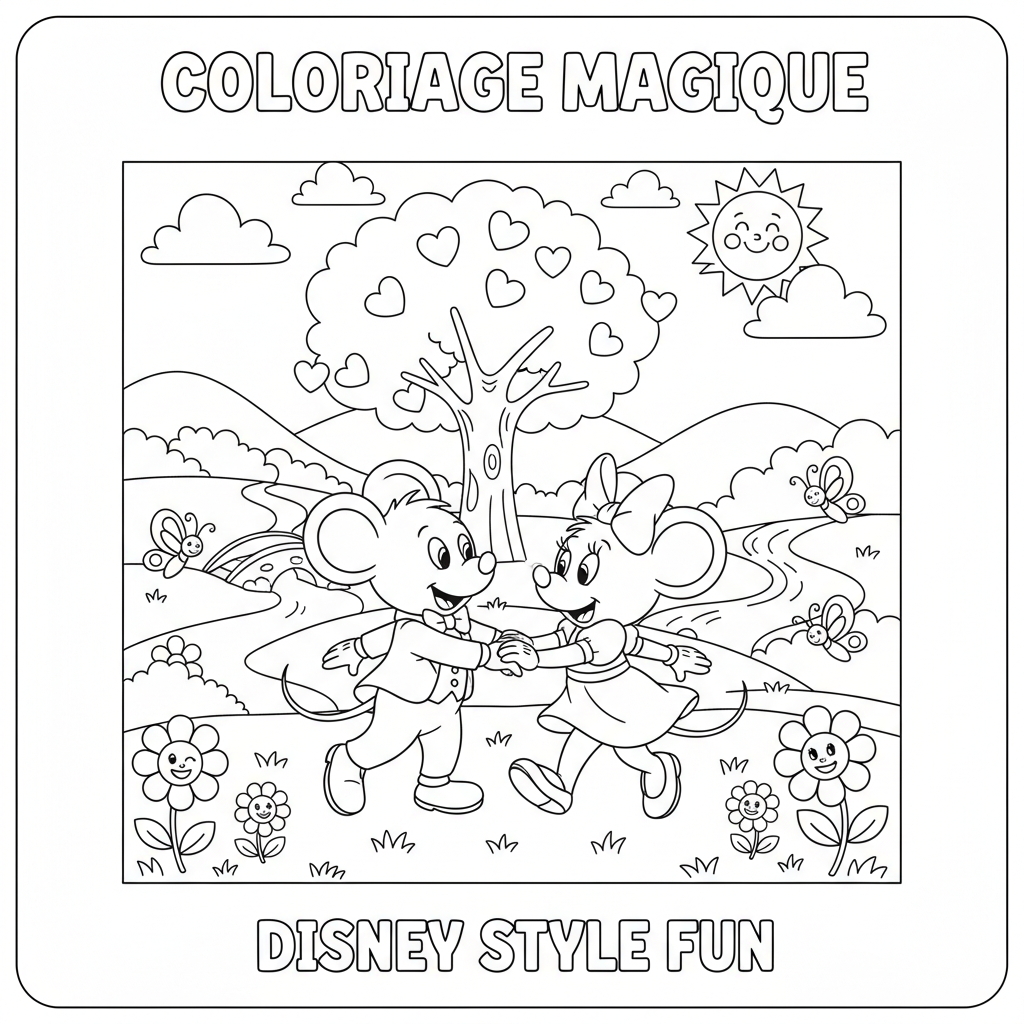 Coloriage coloriage à imprimer adulte disney 3