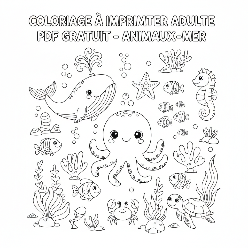 Coloriage coloriage à imprimer adulte pdf gratuit 3