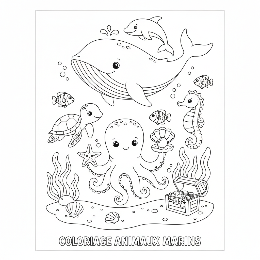 Coloriage coloriage à imprimer animaux 2