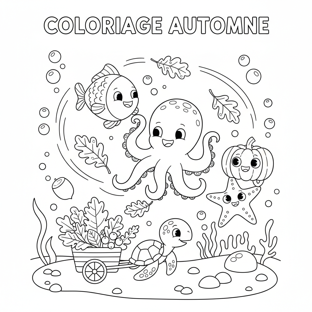 Coloriage coloriage à imprimer automne 5