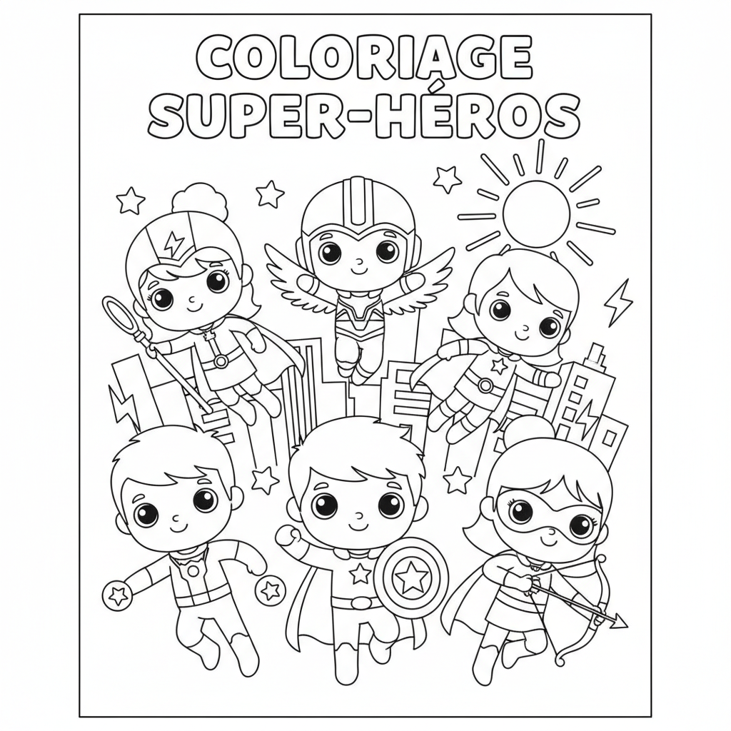Coloriage coloriage à imprimer avengers