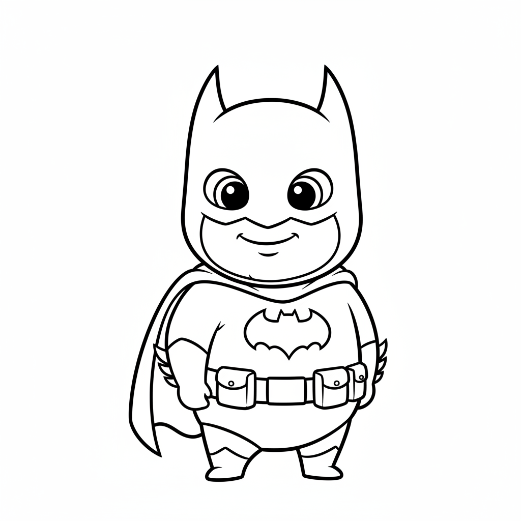 Coloriage coloriage à imprimer batman 4