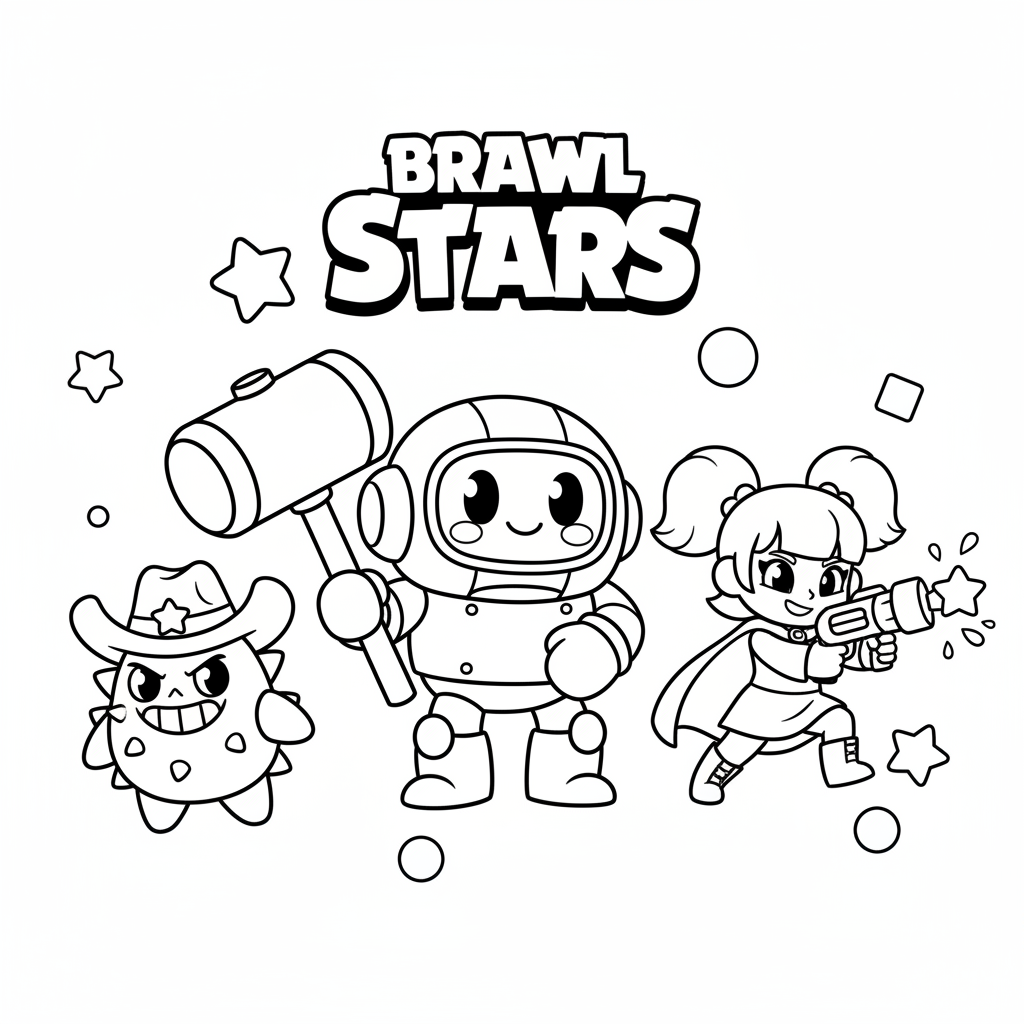 Coloriage coloriage à imprimer brawl stars