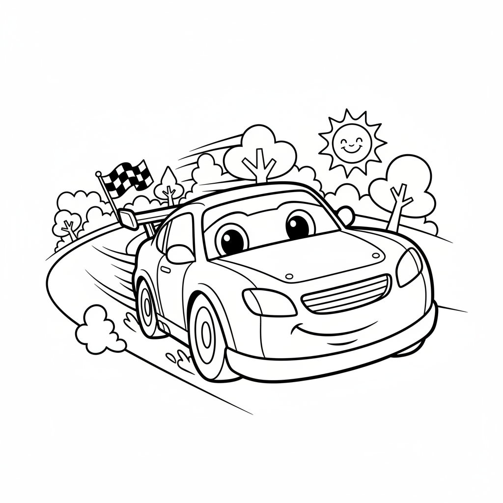 Coloriage coloriage à imprimer cars 5