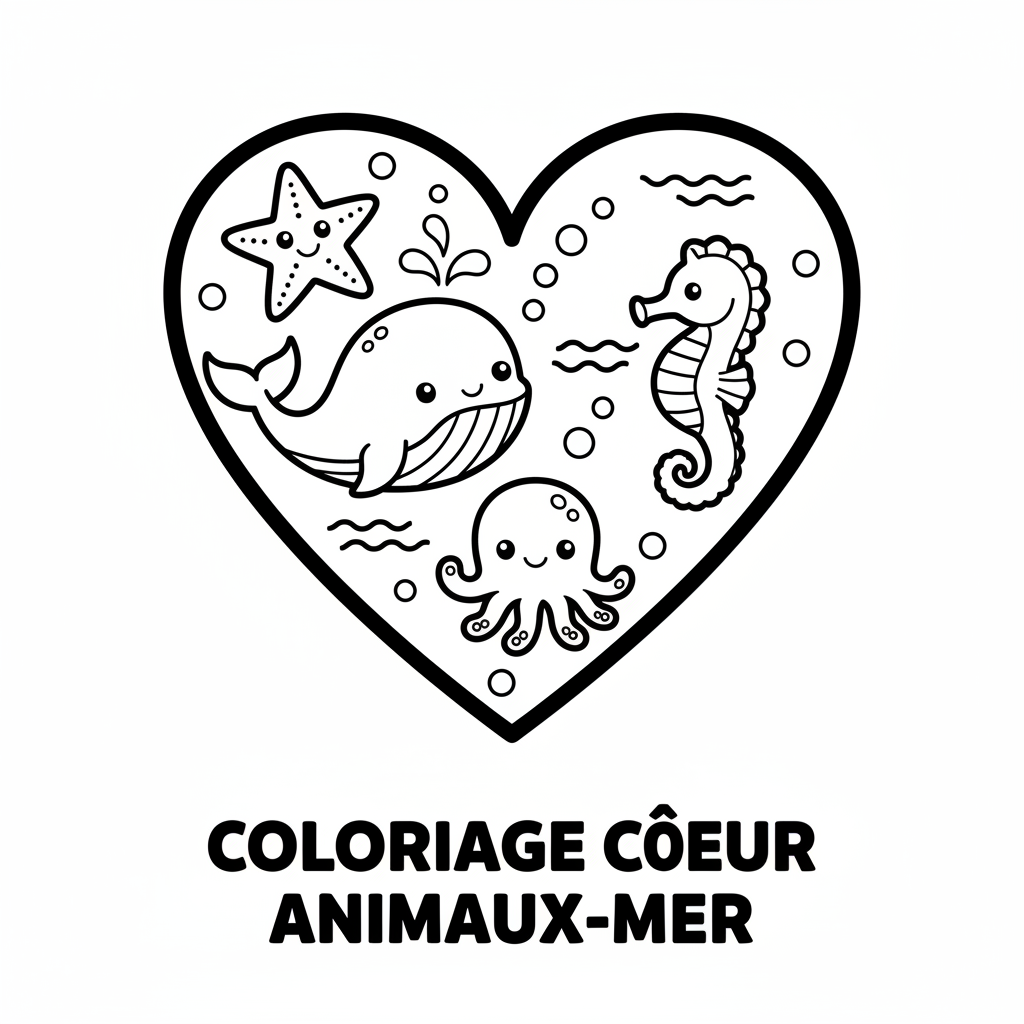 Coloriage Coloriage À Imprimer Coeur Gratuit à Imprimer