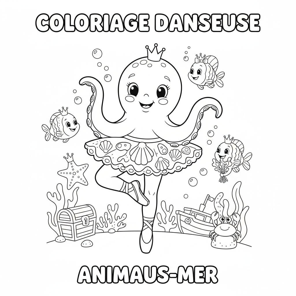 Coloriage Coloriage À Imprimer Danseuse Gratuit à Imprimer