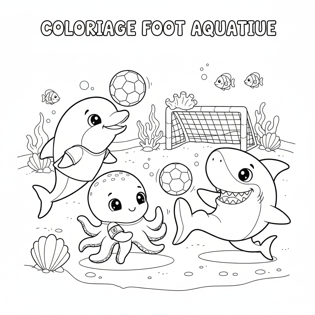 Coloriage coloriage à imprimer de foot 4