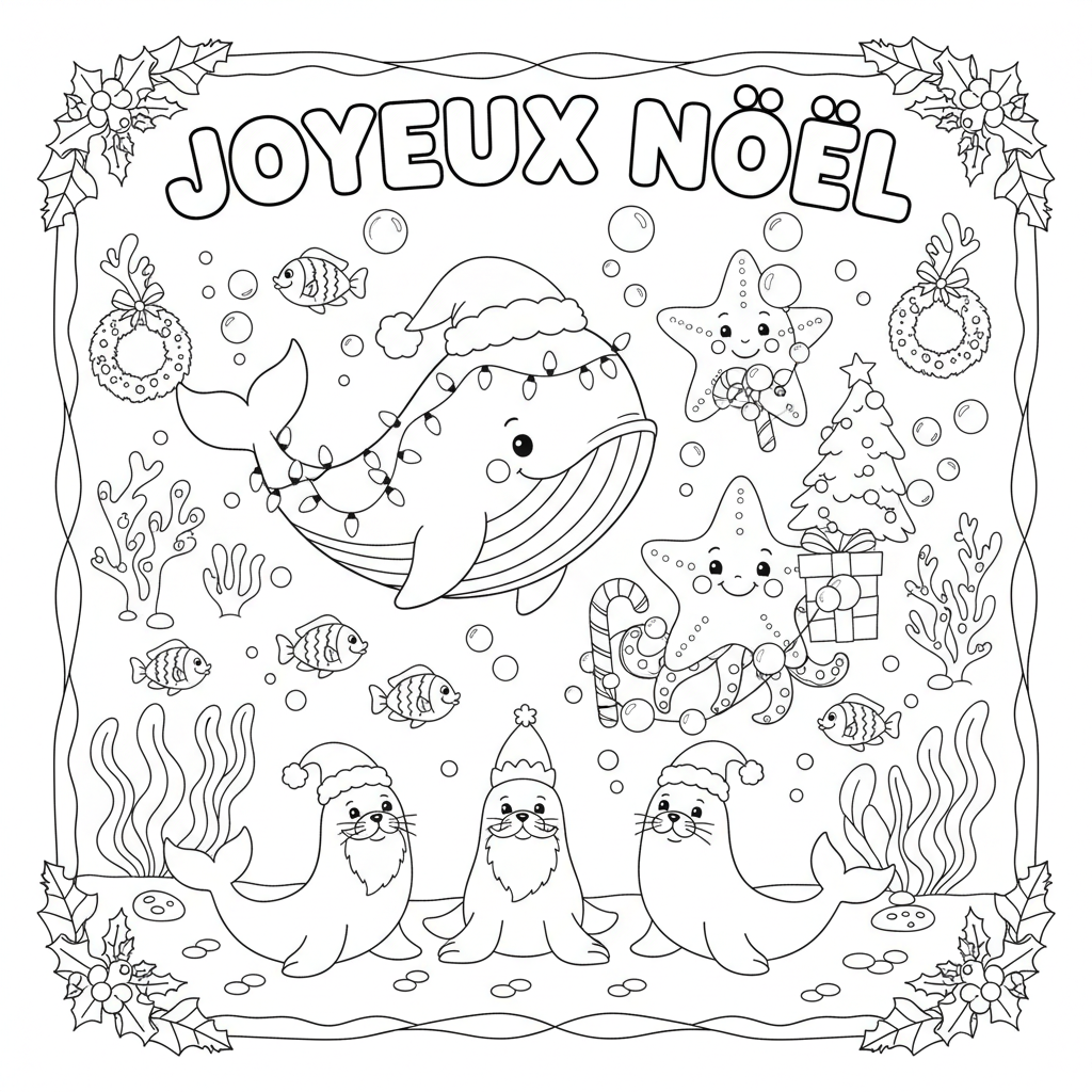 Coloriage coloriage à imprimer de noel