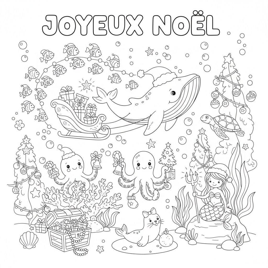 Coloriage coloriage a imprimer de noel 2