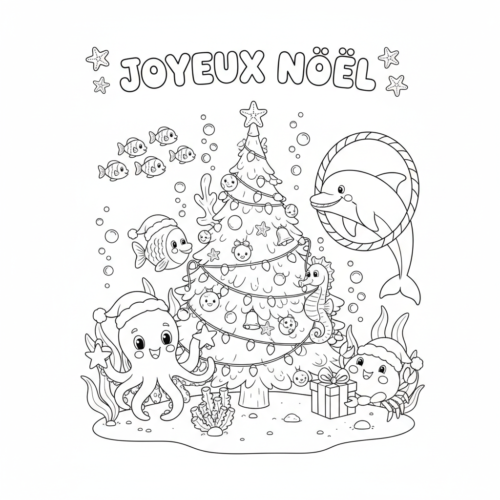 Coloriage coloriage à imprimer de noel 2