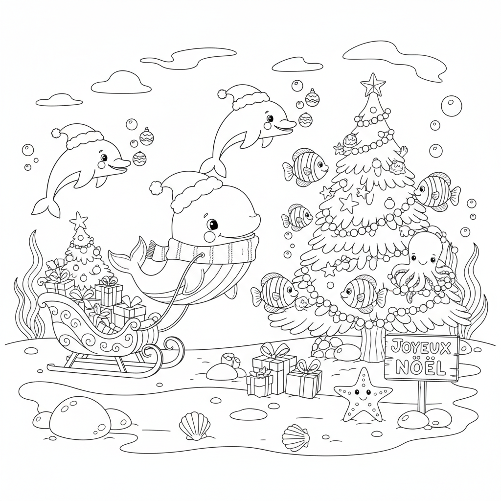 Coloriage coloriage a imprimer de noel 3