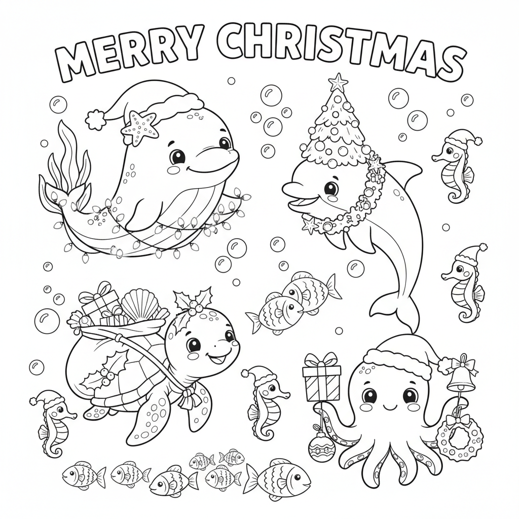 Coloriage coloriage a imprimer de noel 4