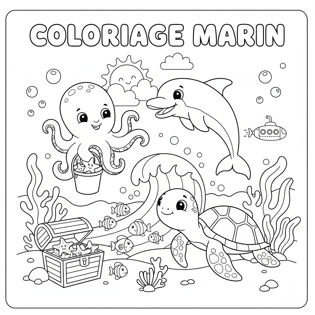 Coloriage coloriage a imprimer dessin animé 2