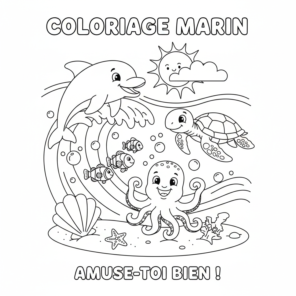 Coloriage coloriage a imprimer dessin animé 5