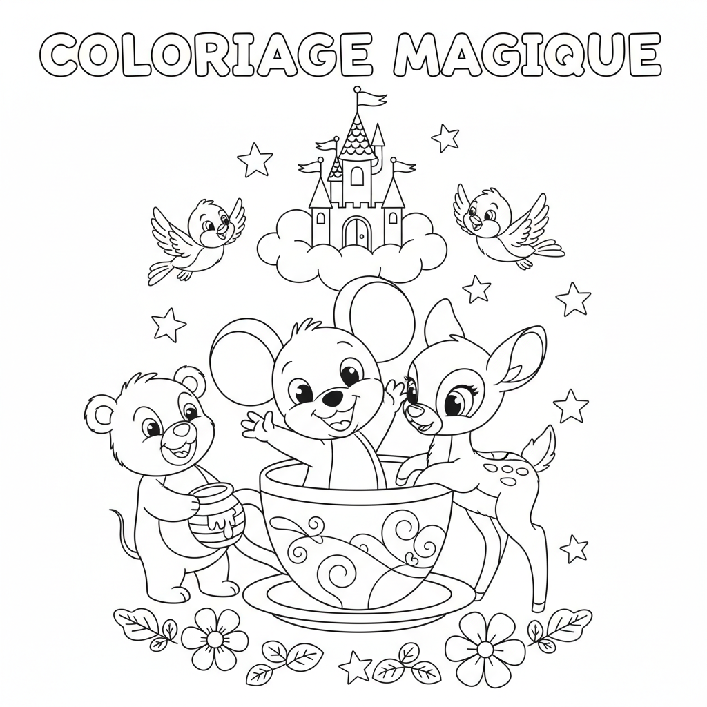 Coloriage coloriage à imprimer disney 1