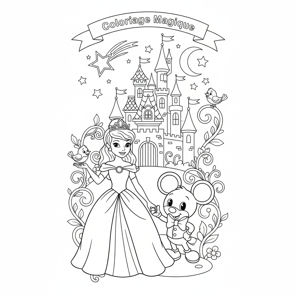 Coloriage coloriage à imprimer disney 2