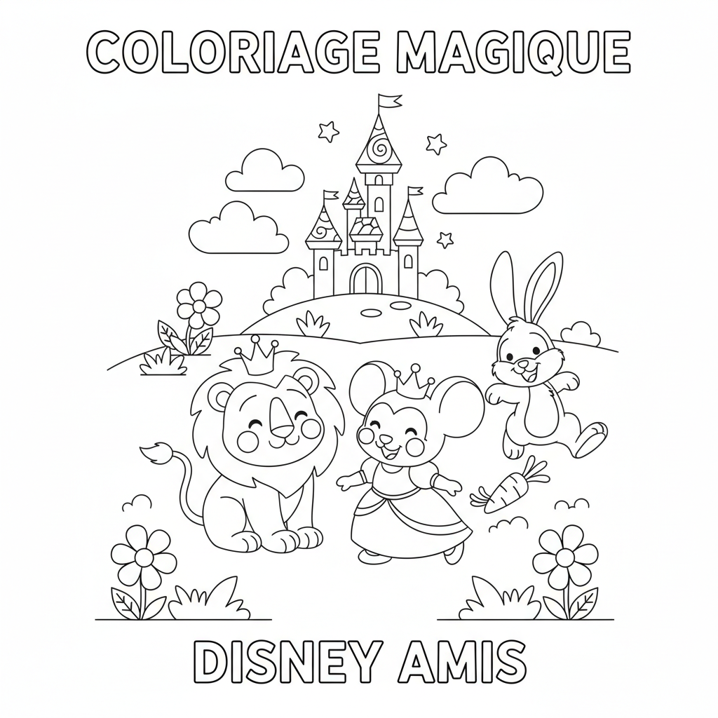 Coloriage coloriage à imprimer disney pdf 1