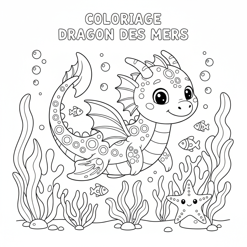 Coloriage coloriage à imprimer dragon 3