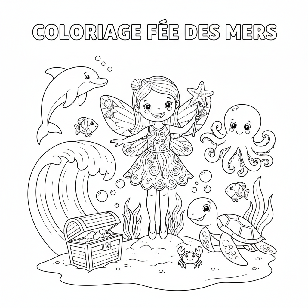 Coloriage coloriage a imprimer fee 2