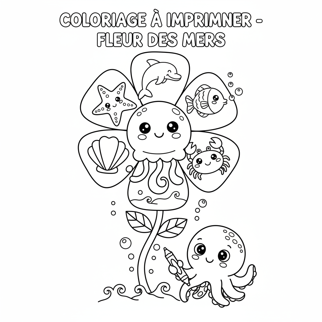 Coloriage coloriage a imprimer fleur