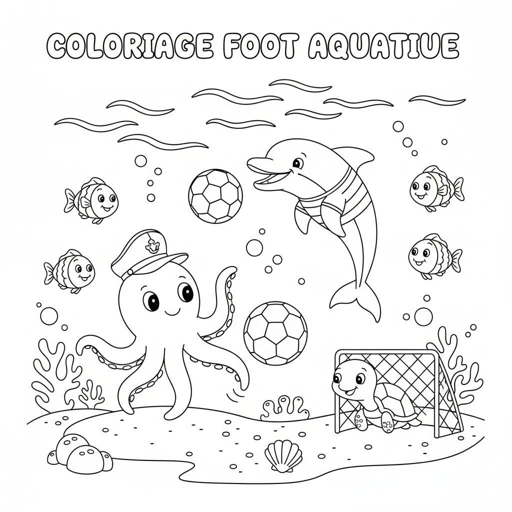 Coloriage coloriage à imprimer foot
