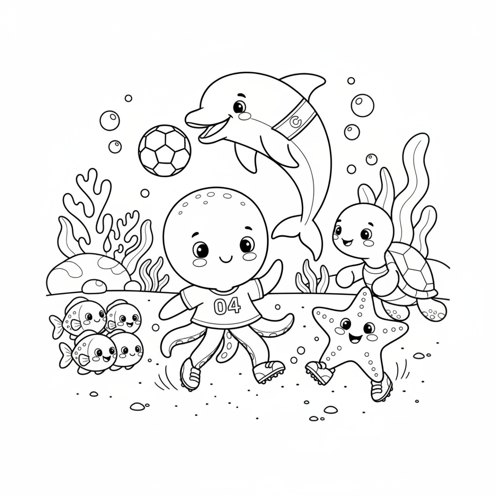 Coloriage coloriage à imprimer foot 4