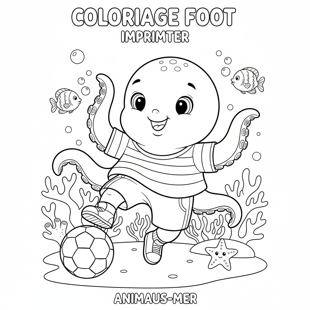Coloriage coloriage a imprimer foot 4