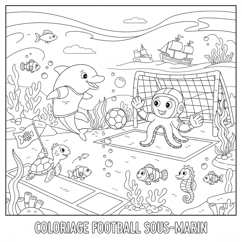 Coloriage coloriage à imprimer football 2