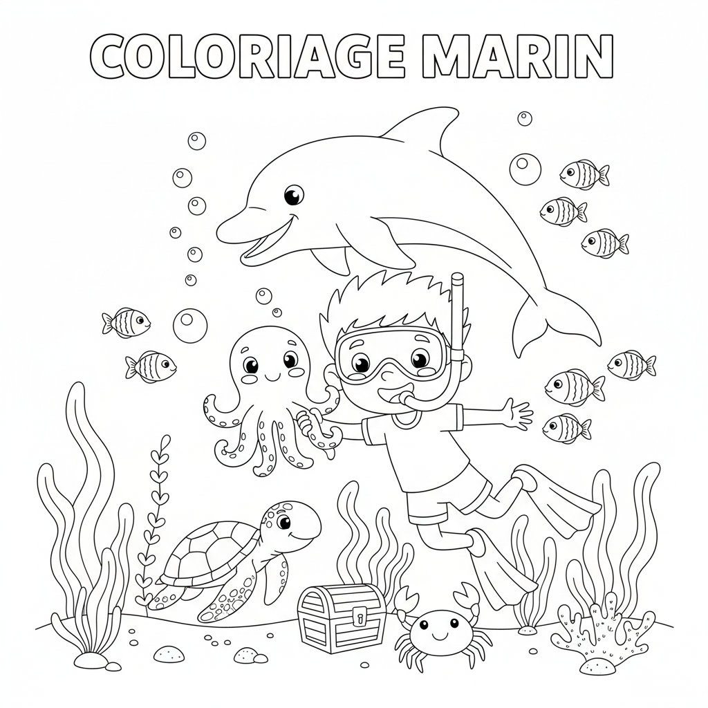 Coloriage coloriage à imprimer garcon 2