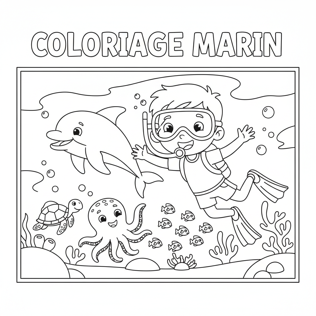 Coloriage coloriage à imprimer garcon 5