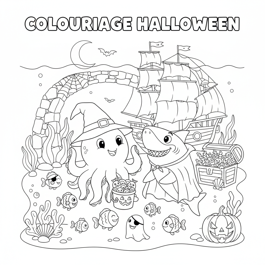 Coloriage coloriage à imprimer gratuit halloween 3