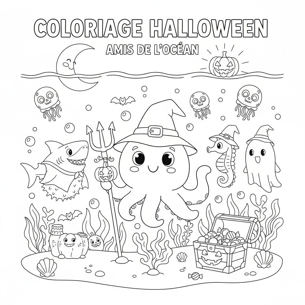 Coloriage coloriage a imprimer gratuit halloween 3