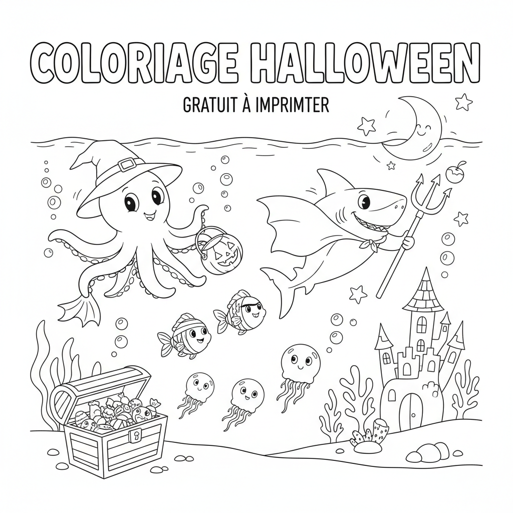 Coloriage coloriage a imprimer gratuit halloween 5