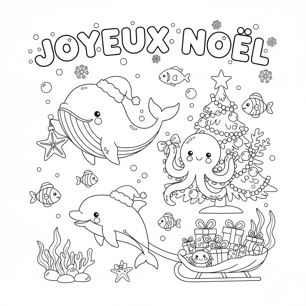 Coloriage coloriage à imprimer gratuit noel
