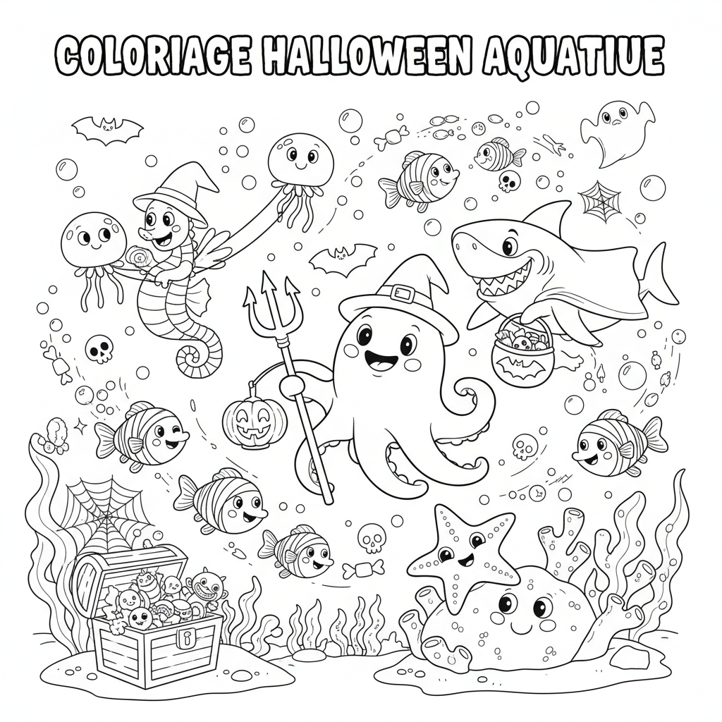 Coloriage coloriage a imprimer halloween gratuit 5