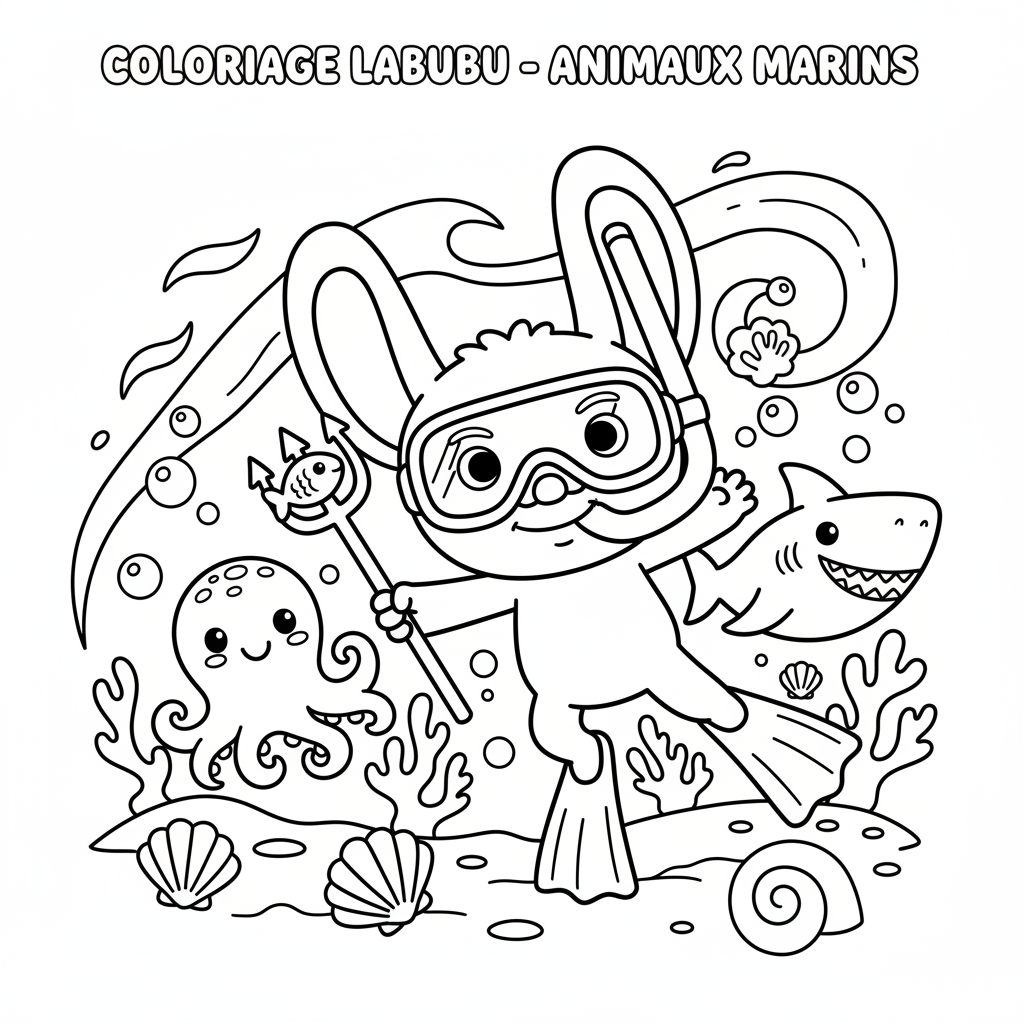 Coloriage coloriage à imprimer labubu 5