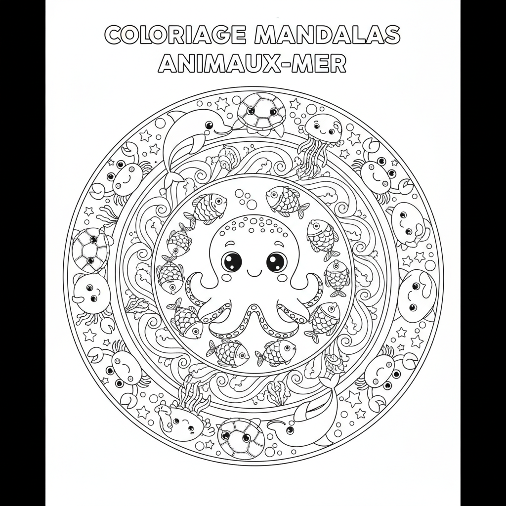 Coloriage coloriage à imprimer mandalas 4