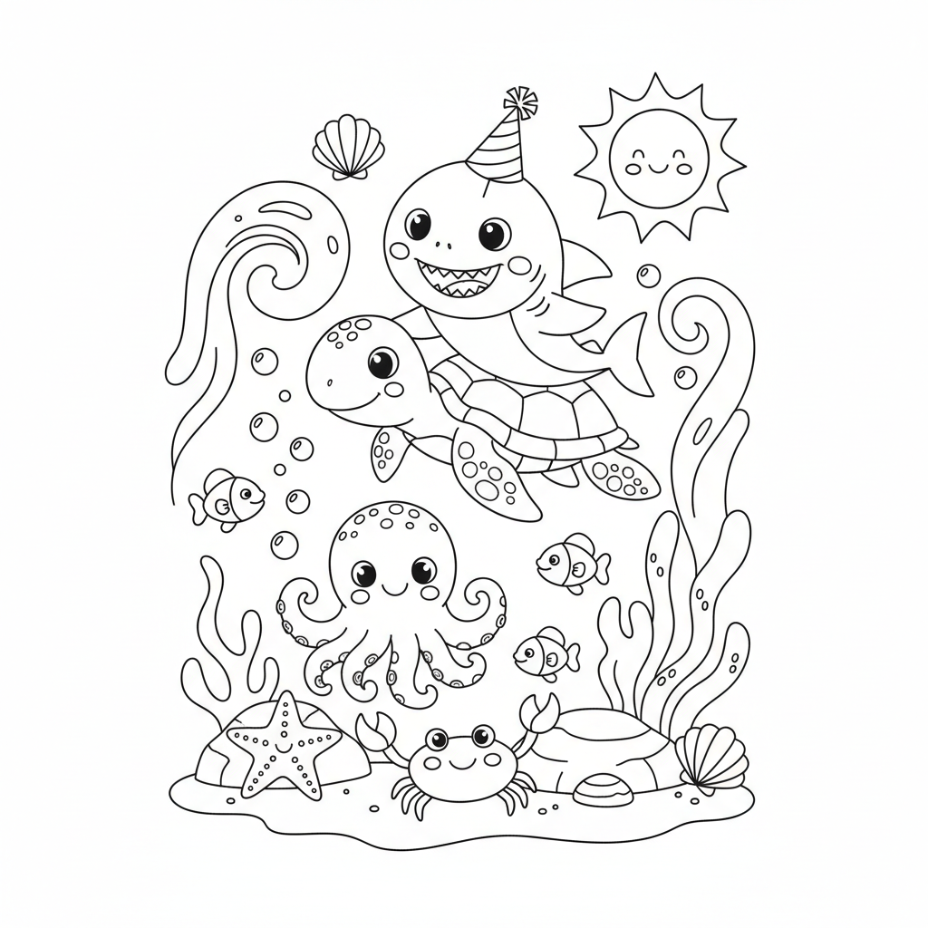 Coloriage coloriage à imprimer mignon 2