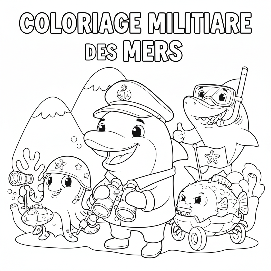 Coloriage coloriage à imprimer militaire 4