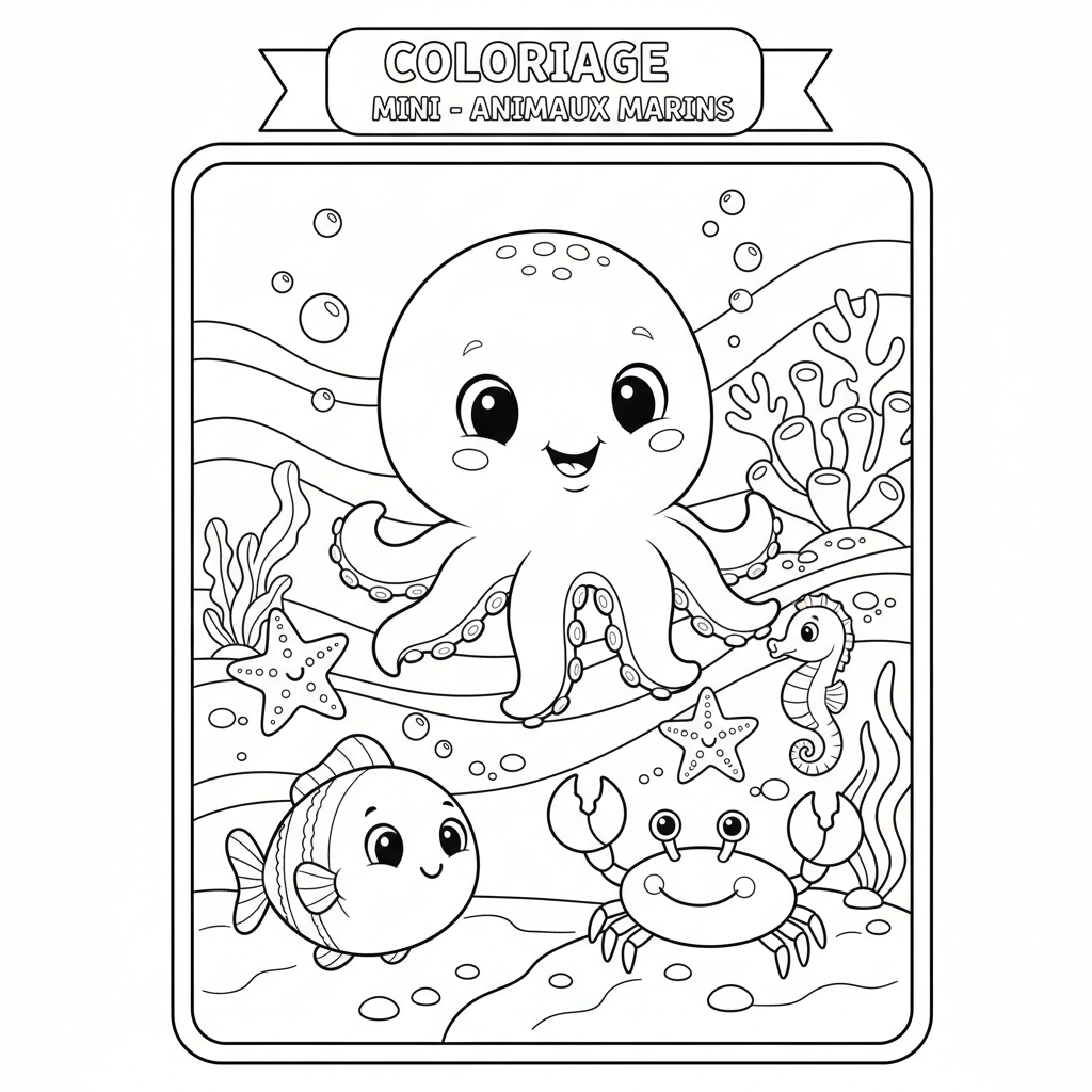 Coloriage coloriage a imprimer mini 3