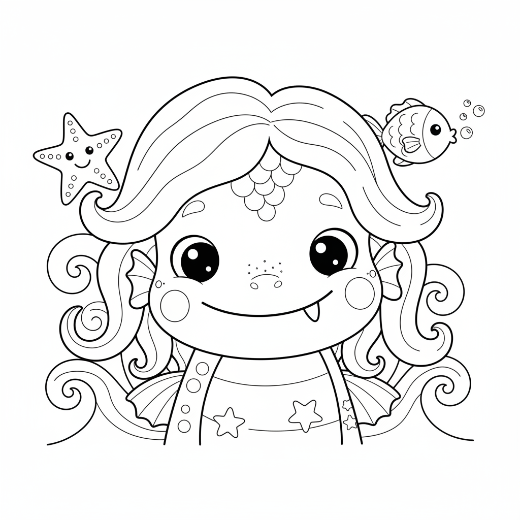 Coloriage coloriage à imprimer monstre 4