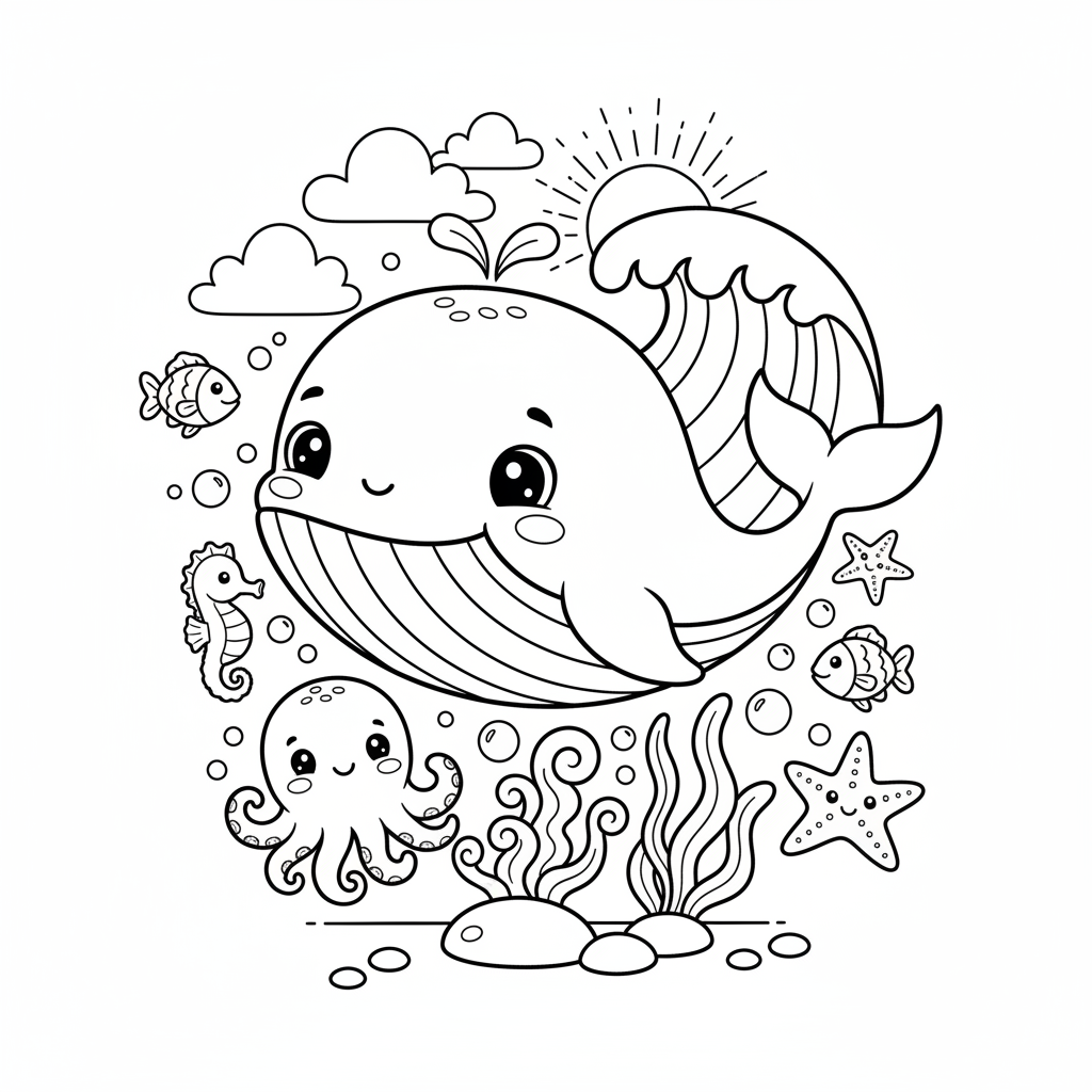 Coloriage coloriage à imprimer nature 4