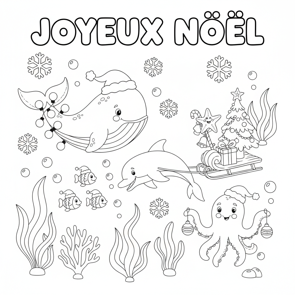 Coloriage coloriage a imprimer noel 1