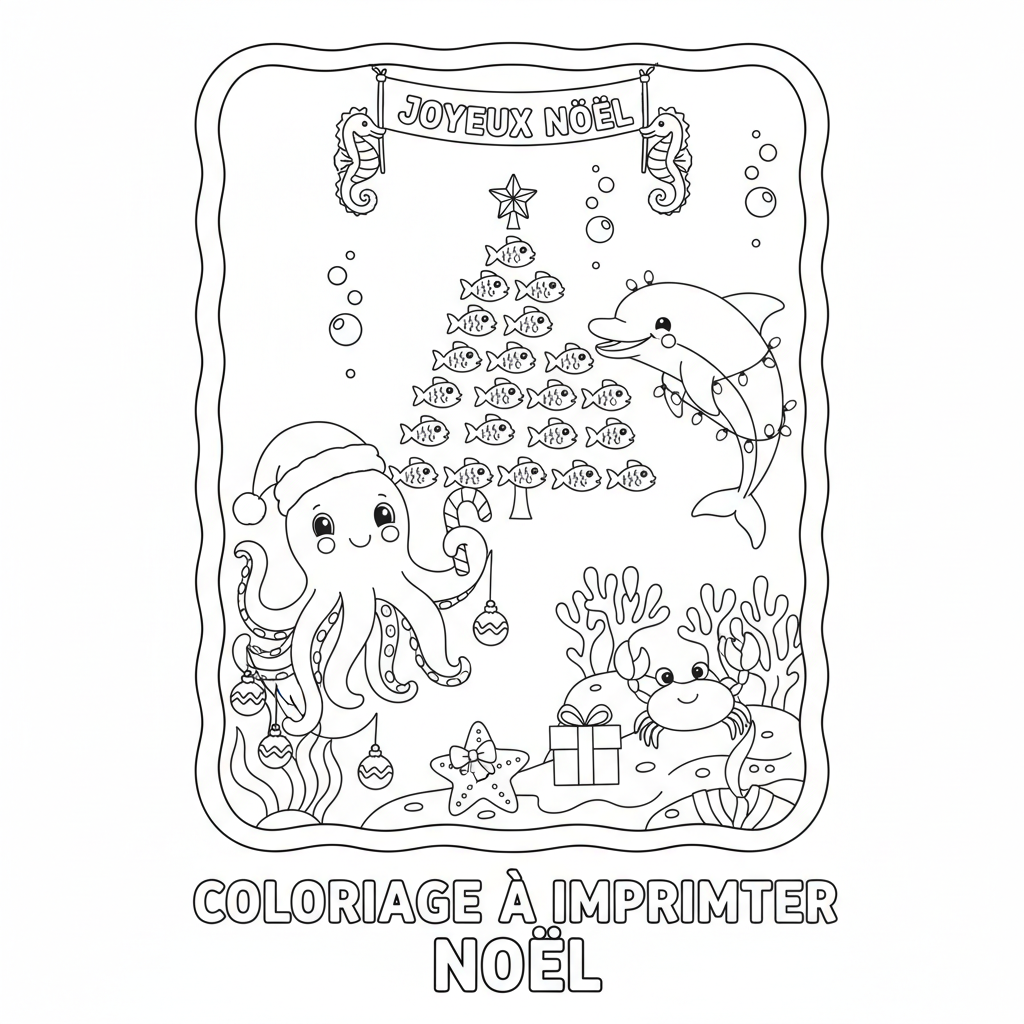 Coloriage coloriage à imprimer noel 2