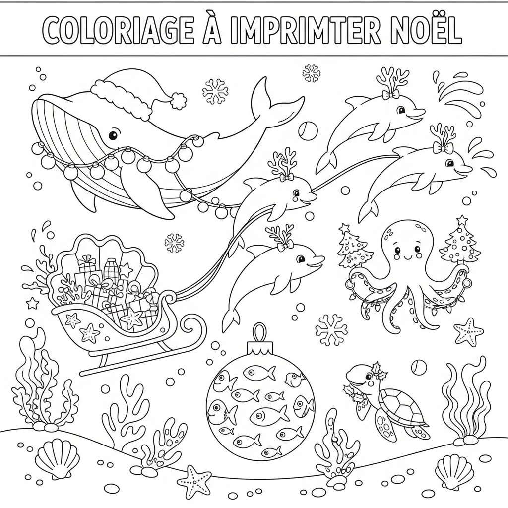 Coloriage coloriage à imprimer noel 5