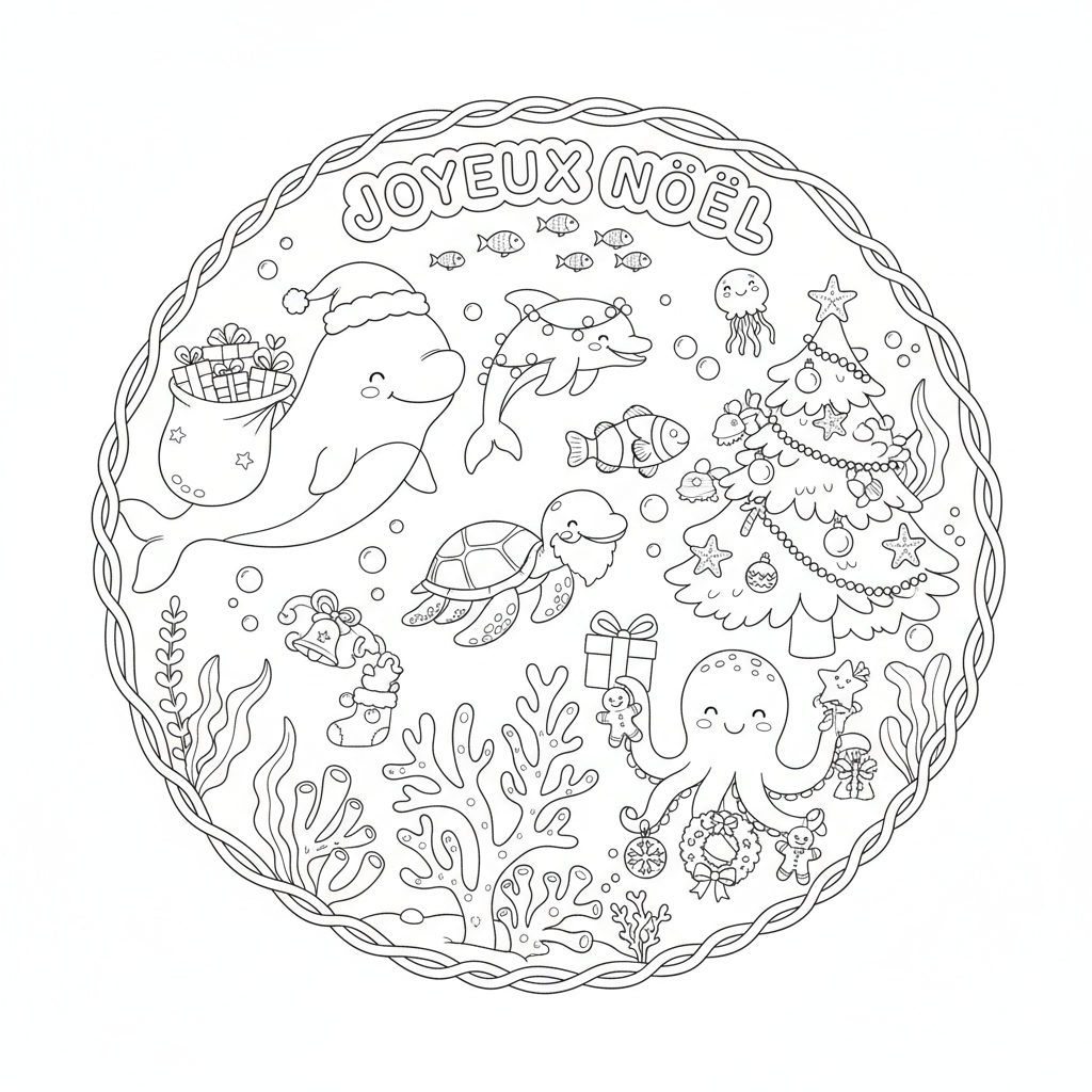 Coloriage coloriage a imprimer noel 2