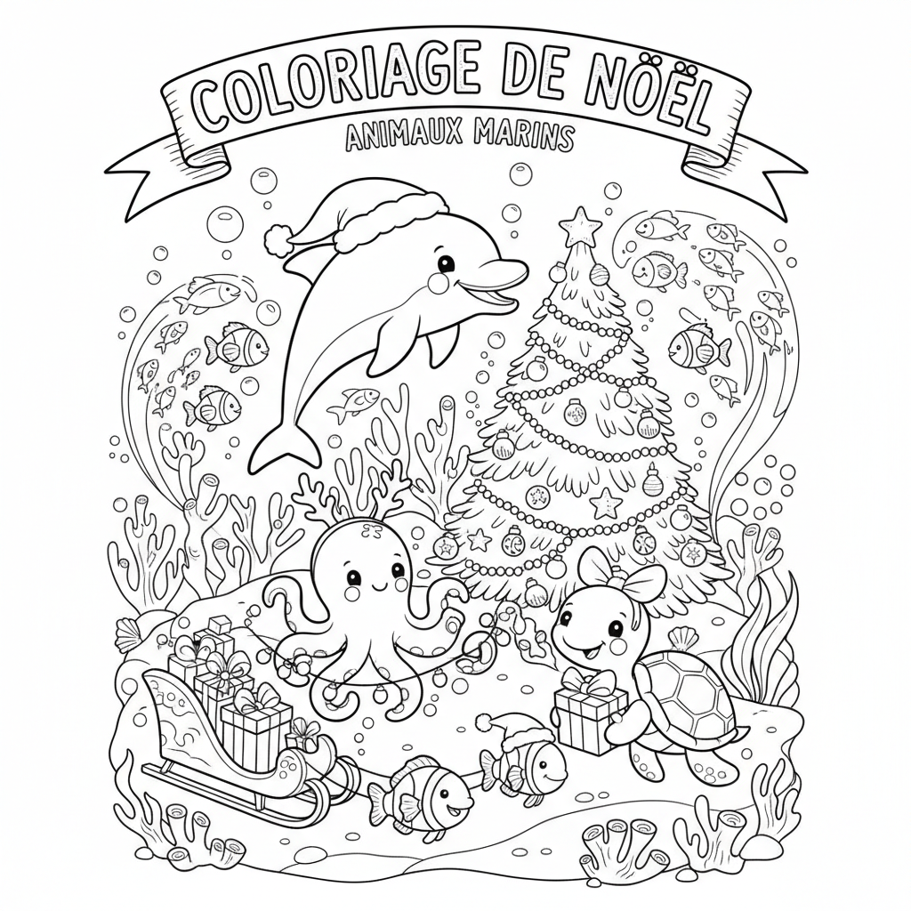 Coloriage coloriage a imprimer noel 5