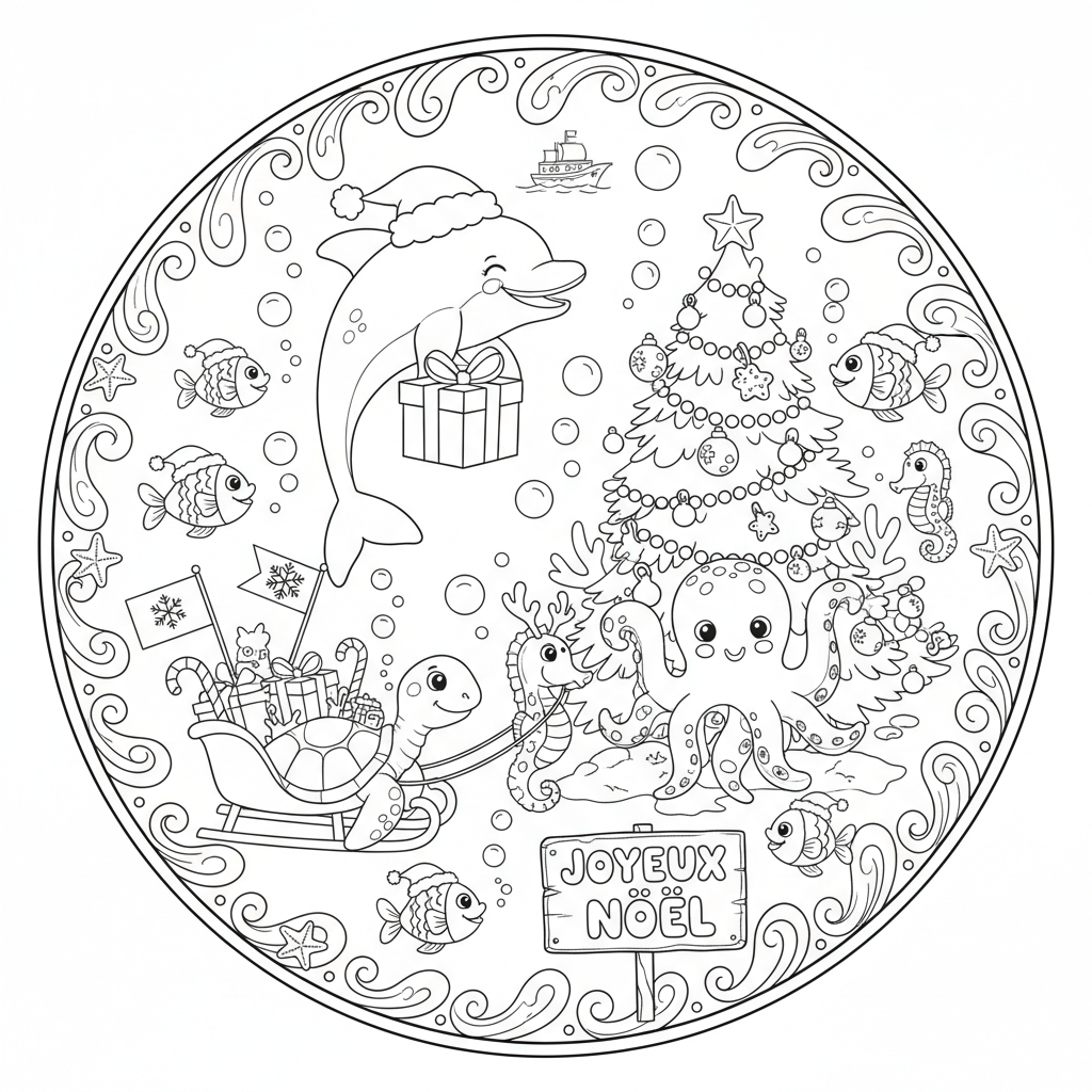 Coloriage coloriage a imprimer noel gratuit 2