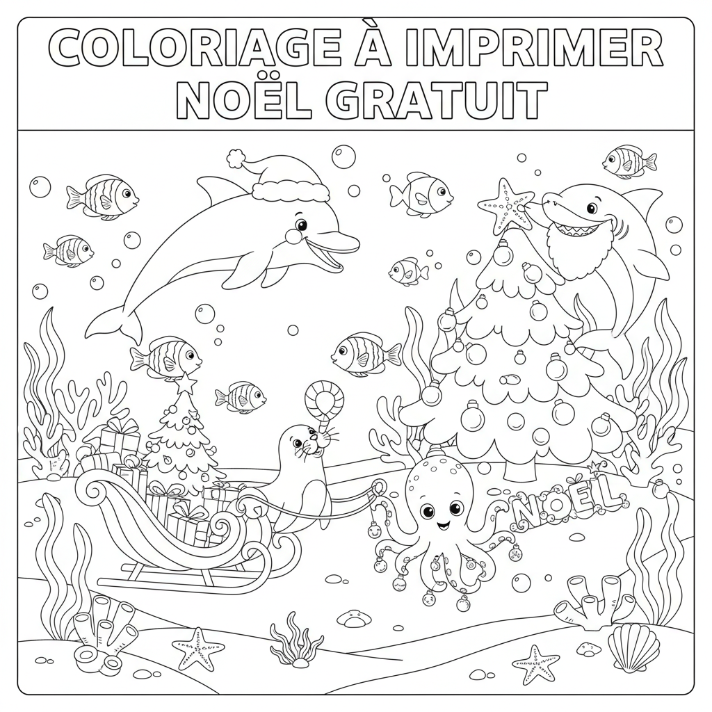 Coloriage coloriage a imprimer noel gratuit 3